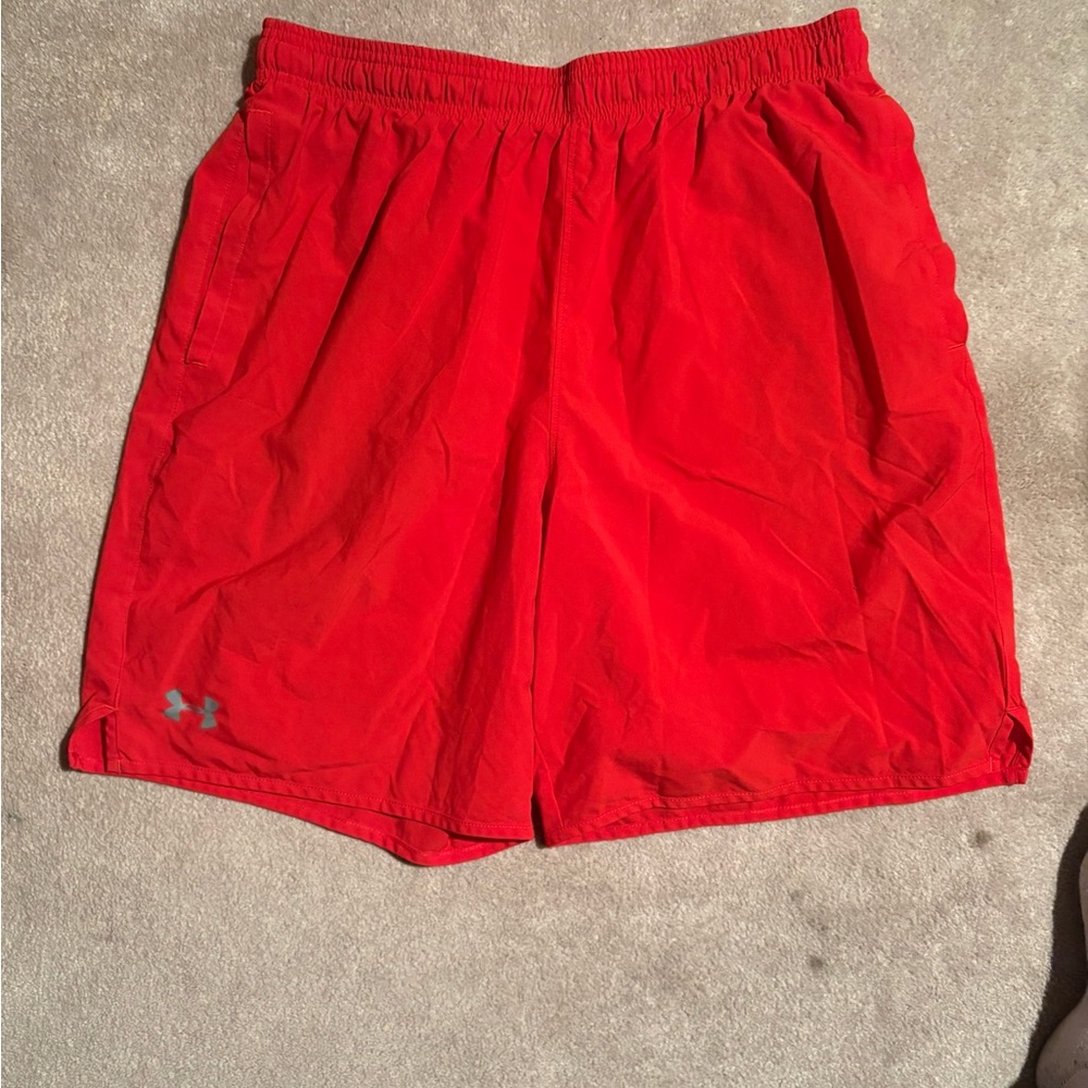 Under Armour Red Men's Athletic Shorts